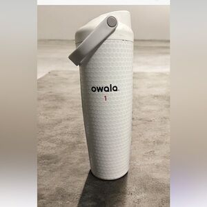 Owala White Travel Mug